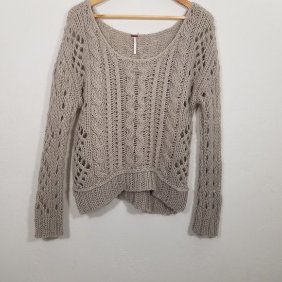 Free People Knit Sweater Top Size XS - Picture 1 of 4
